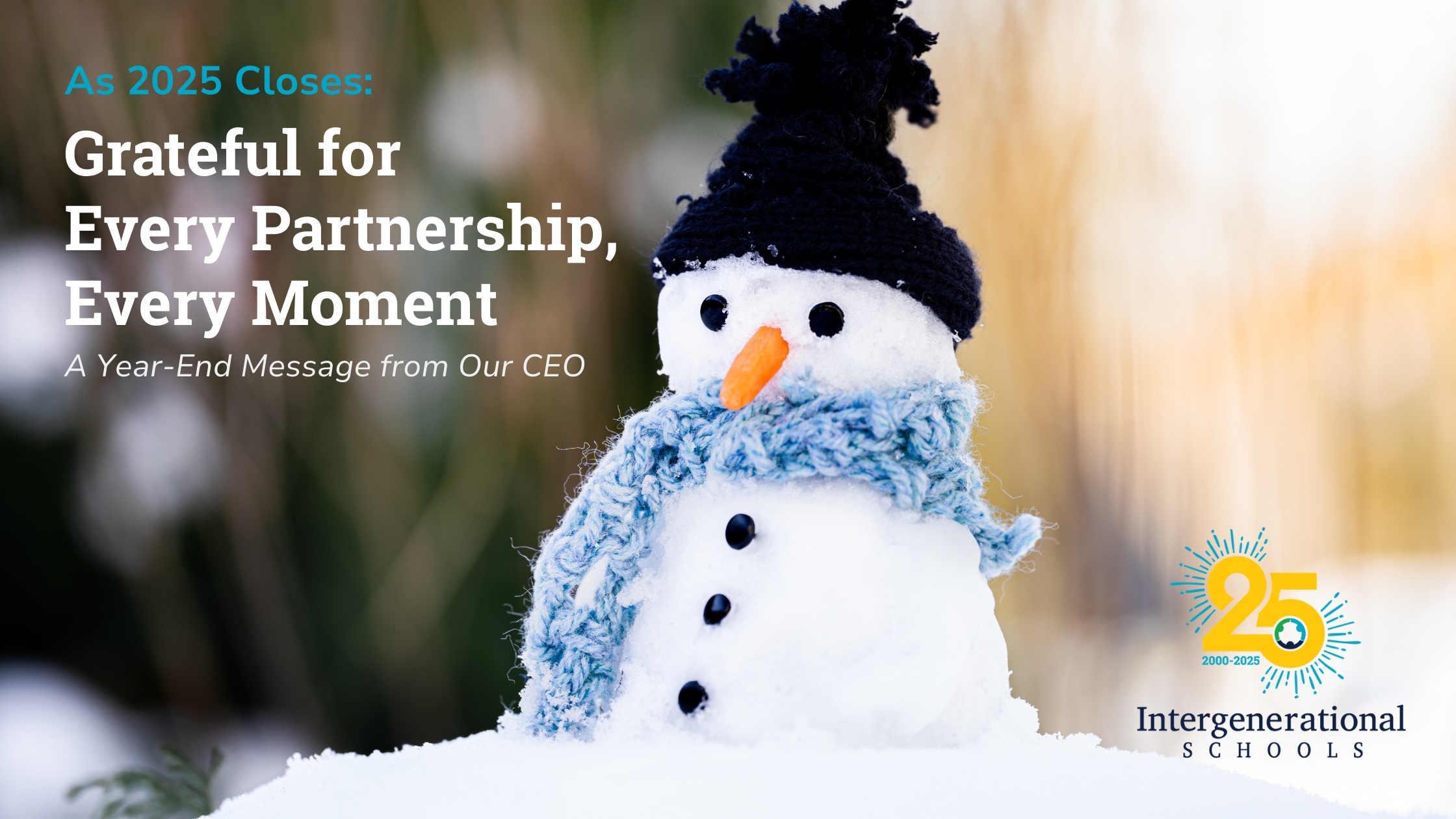 As 2025 Closes: Grateful for Every Partnership, Every Moment