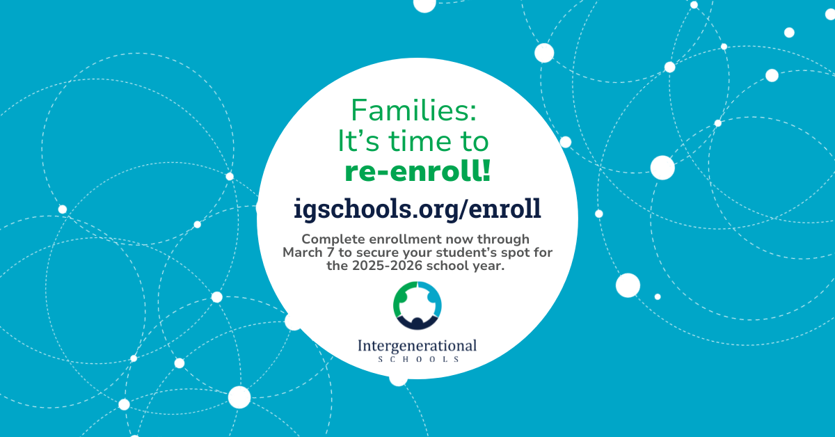 Families: It's time to re-enroll for 2025-2026!