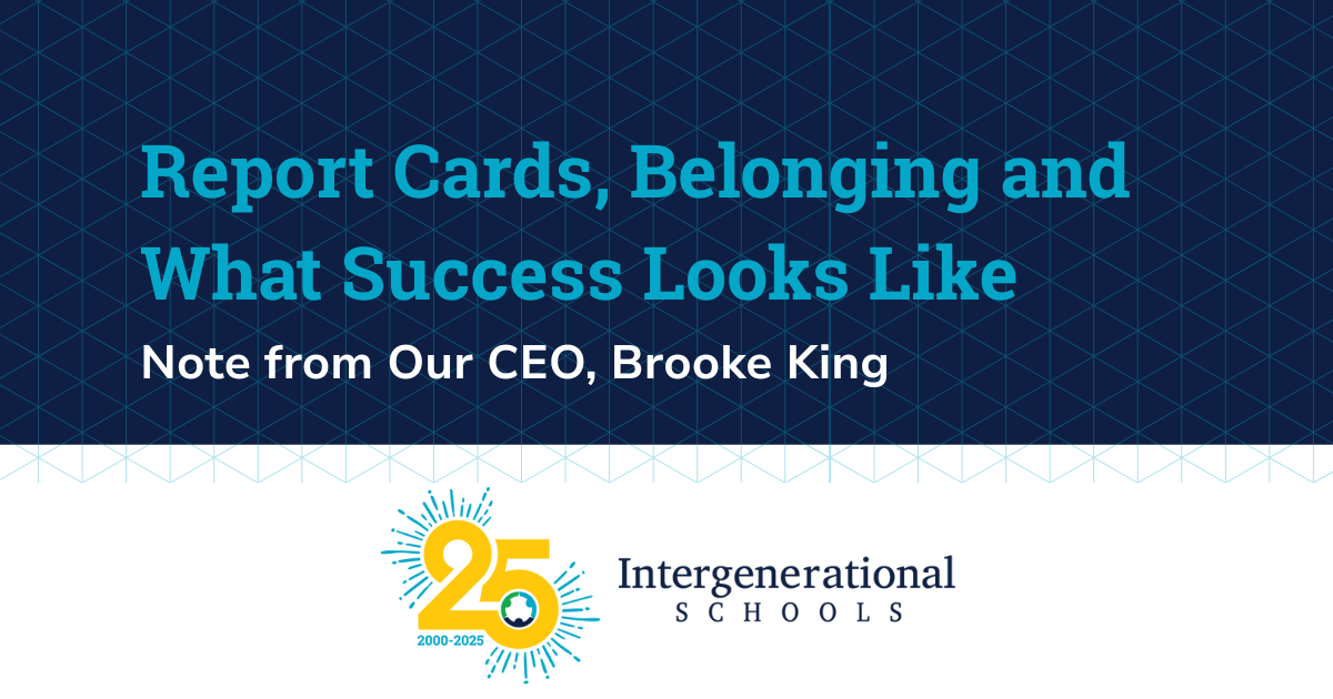 Report Cards, Belonging, and What Success Looks Like